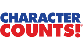 Selo institucional do programa Character Counts.